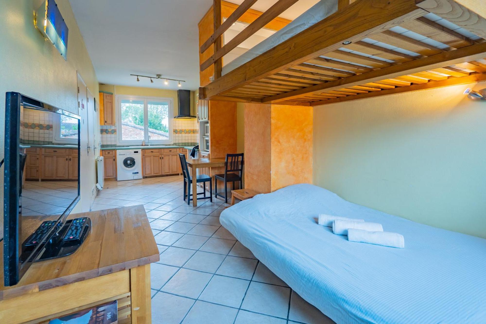 Room In Toulouse - Studio Proche Airbus Toulouse St Martin Touch エクステリア 写真